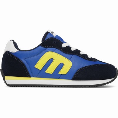 Tenis Etnies LO-CUT CB Azules/Azul Marino/Amarillos Para Niño MX092-SME